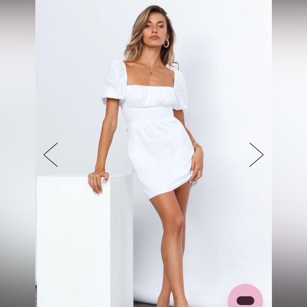 Hello Molly PROVE YOURSELF DRESS WHITE